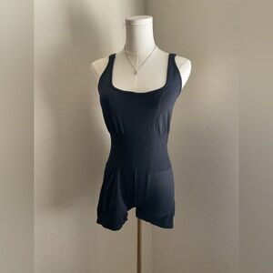 Black Sleeveless Romper